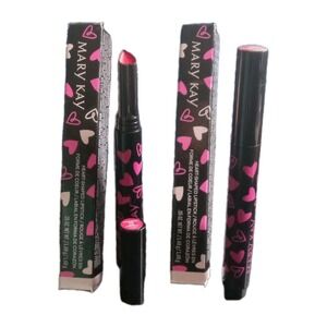 LOT of 2 NEW Mary‎ Kay Heart-Shaped Lipstick COURAGEOUS PINK ~ 179763 NIB